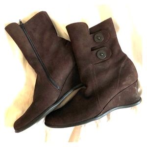Arche wedge ankle boots